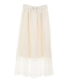 Green Parks メッシュティアードスカート