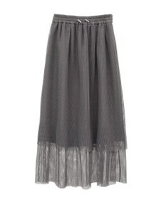 Green Parks メッシュティアードスカート