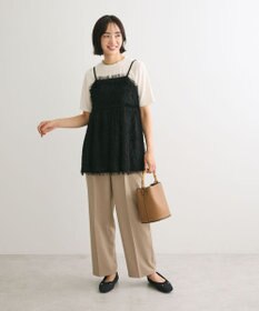 Green Parks ラメフリンジカットキャミソールビスチェ