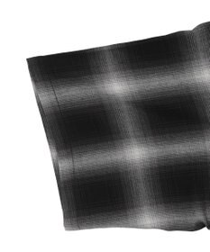 WEGO 【ユニセックス着用ITEM/SMLサイズ展開】オンブレチェックシャツ（SS）