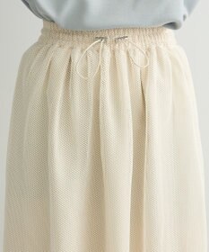 Green Parks メッシュティアードスカート