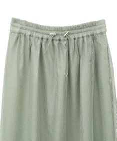 Green Parks メッシュティアードスカート