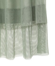 Green Parks メッシュティアードスカート