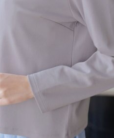 Tiaclasse 【小倉優子さん着用・洗える・接触冷感・汗ジミ防止】“サマさまカットソー”フレームボタンカーディガン