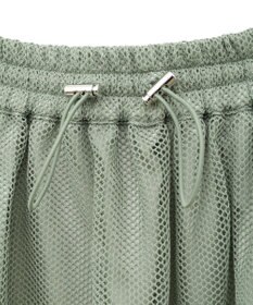 Green Parks メッシュティアードスカート