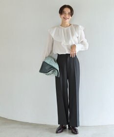 UNFILO イージーケア ワイドパンツ