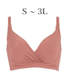 BRADELIS New York 【BRADELIS Me / ノンワイヤー・バストアップ】Perfumyブラ23S1 綿混素材で肌当たりの優しい補正ブラジャー バストにフィットしてラインが響きにくい