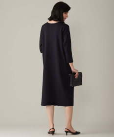 自由区 S 【前後着用可・洗える】パールディティールニット ワンピース