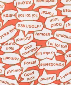 23区GOLF 【MEN】【キングサイズ/吸水速乾/UVカット】YELL総柄プリントポロシャツ