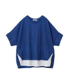 Green Parks カットジャガード裾ドッキングプルオーバー