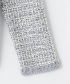 J.PRESS LADIES 【洗える】TWEED KNIT カーディガン