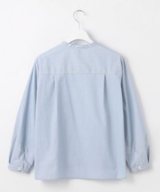 J.PRESS LADIES 【洗える・接触冷感・UVケア】エステネージュストライプ コクーン ブラウス