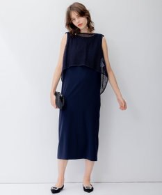 23区 【APPLAUDIR】クリスタルフラワーコンビ ドレス