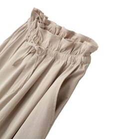 Green Parks ウエストフリルワイドコクーンパンツ