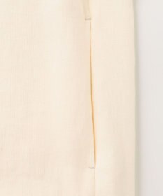 自由区 【XSサイズ～/洗える】ブライトリネンファイユ ジップアップブルゾン