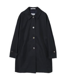 DAKS コットンシャンブレー ギャバジン オフショルダーコート