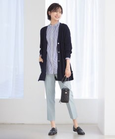 J.PRESS LADIES 【洗える】 コットンモダール カーディガン