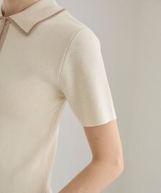 WEGO 【ANGIE VINTAGE/サマーニット】フロントホックポロニット