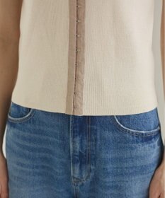WEGO 【ANGIE VINTAGE/サマーニット】フロントホックポロニット