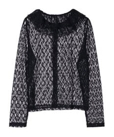 earth music&ecology ポコポコレースブラウス