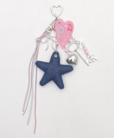 WEGO デニムモチーフセットキーホルダー