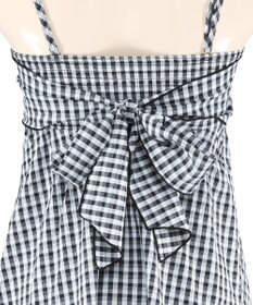 San-ai Resort（三愛水着楽園） 【WEB限定】ペプラムチェック3点セット【Beach Queen（ビーチクイーン）】