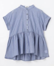 ANY L 半袖ティアードブラウス