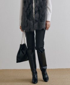 ICB L 【洗える】 テックストレッチ レギンスパンツ