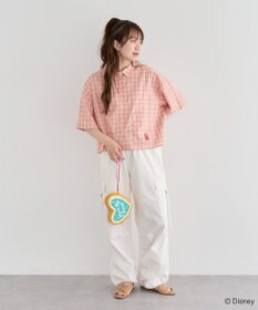 Green Parks シュガーラッシュ　／　チェックショート丈シャツ