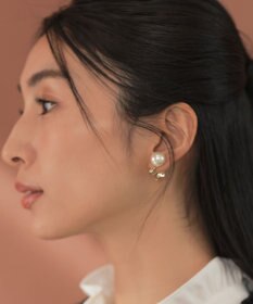 組曲 リボンパール2WAYイヤリング