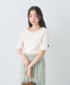 earth music&ecology リブメロープルオーバー