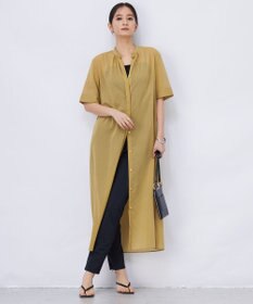 ICB 【洗える】ハイツイストコットンボイル ワンピース