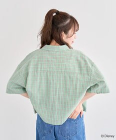 Green Parks シュガーラッシュ　／　チェックショート丈シャツ