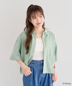 Green Parks シュガーラッシュ　／　チェックショート丈シャツ