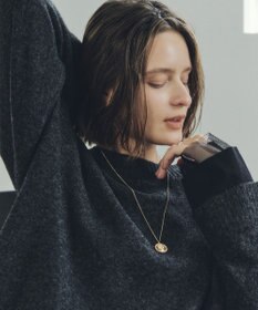 YECCA VECCA 袖レイヤードソフトニット