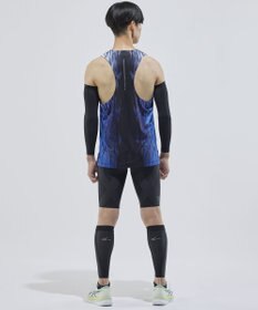 CW-X 【MEN】 CW-X トップス 【薄軽ランニングシャツ】 ノースリーブ タンクトップ スクエアネック 吸汗速乾性(本体) メンズ DLO180 /ワコール