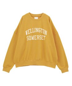 Green Parks オーバーサイズロゴ裏毛プルオーバー