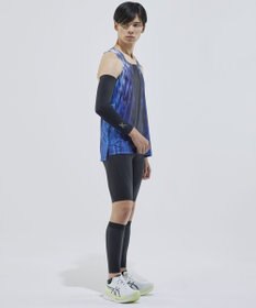 CW-X 【MEN】 CW-X トップス 【薄軽ランニングシャツ】 ノースリーブ タンクトップ スクエアネック 吸汗速乾性(本体) メンズ DLO180 /ワコール