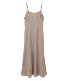 earth music&ecology ＳＥＴ２点ジャカードシャツ＋キャミドレ