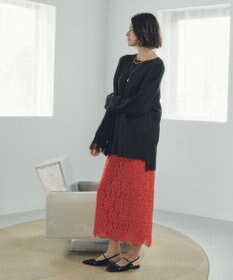 YECCA VECCA 袖レイヤードソフトニット