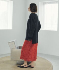 YECCA VECCA 袖レイヤードソフトニット