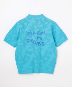 PW CIRCULUS 【MEN】ＤＯＶＥモチーフ ニットモックネック ゴルフ