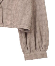 earth music&ecology ＳＥＴ２点ジャカードシャツ＋キャミドレ