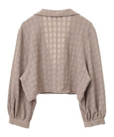 earth music&ecology ＳＥＴ２点ジャカードシャツ＋キャミドレ