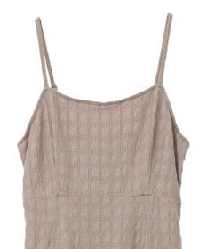 earth music&ecology ＳＥＴ２点ジャカードシャツ＋キャミドレ