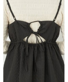 earth music&ecology バックオープンキャミワンピース