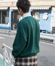 WEGO サークルロゴハーフジッププルオーバー