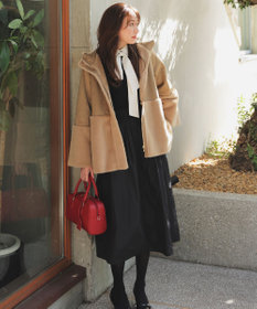 ANY SIS Luxuryフェイクムートン コート