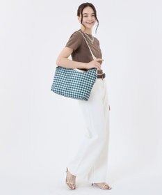 LeSportsac DELUXE EASY CARRY TOTE/フォレストギンガム
