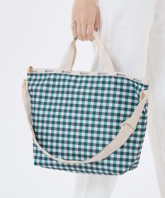 LeSportsac DELUXE EASY CARRY TOTE/フォレストギンガム